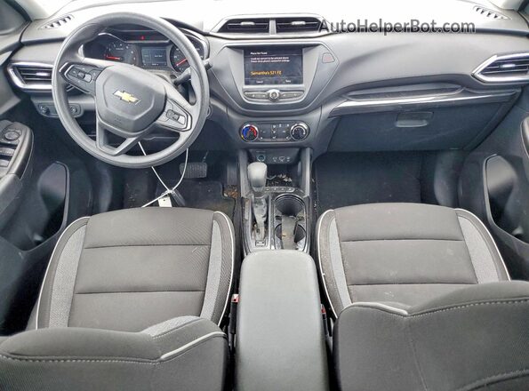 KL79MPSL4NB029182 2022 CHEVROLET TRAILBLAZER Gray წინა პანელის ხედი