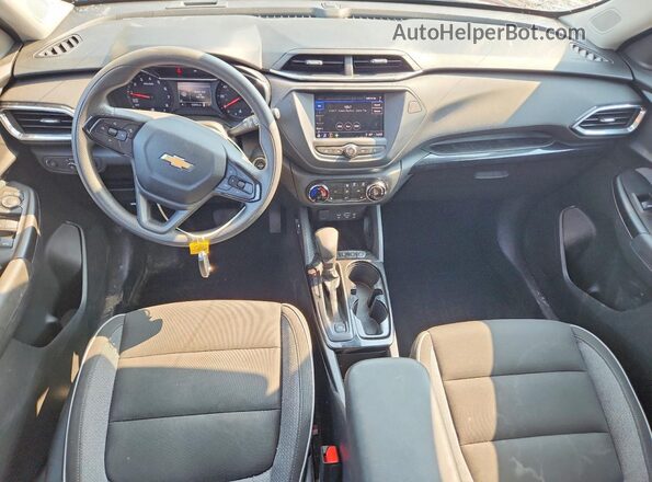 KL79MPSL5NB010558 2022 CHEVROLET TRAILBLAZER Maroon Widok deski rozdzielczej