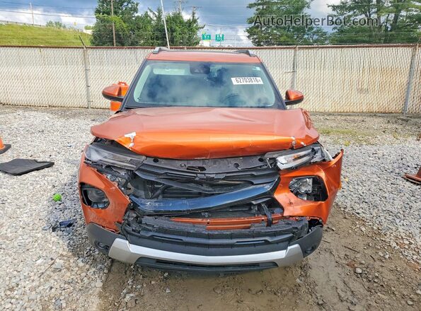 KL79MPSL5NB047142 2022 CHEVROLET TRAILBLAZER Orange Widok z przodu