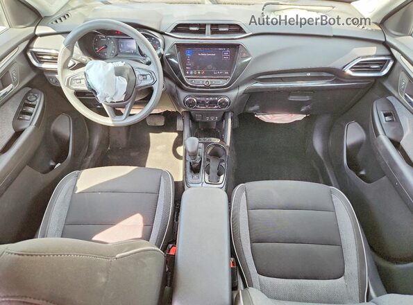 KL79MPSL5NB082912 2022 CHEVROLET TRAILBLAZER White Widok deski rozdzielczej