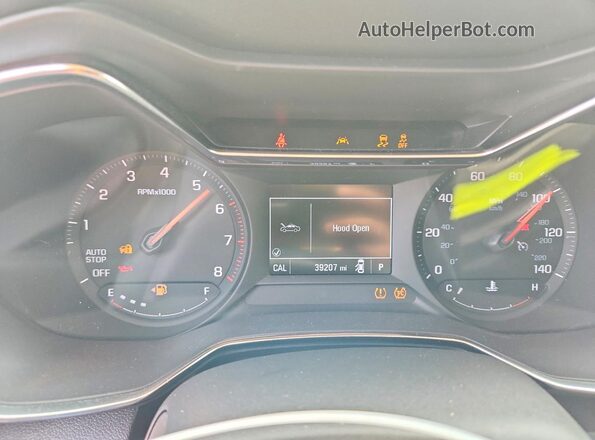 KL79MPSL5PB089426 2023 CHEVROLET TRAILBLAZER Gray Vista del cuadro de instrumentos