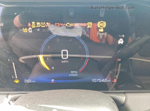 KL79MPSL5RB033523 2024 CHEVROLET TRAILBLAZER Blue Vista del cuadro de instrumentos