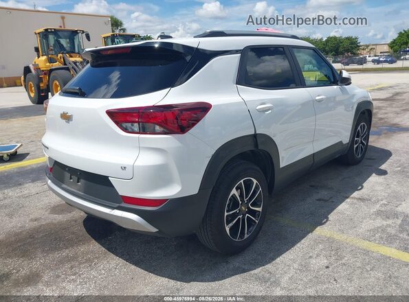 KL79MPSL7TB173497 2026 CHEVROLET TRAILBLAZER Белый Задняя правая четверть