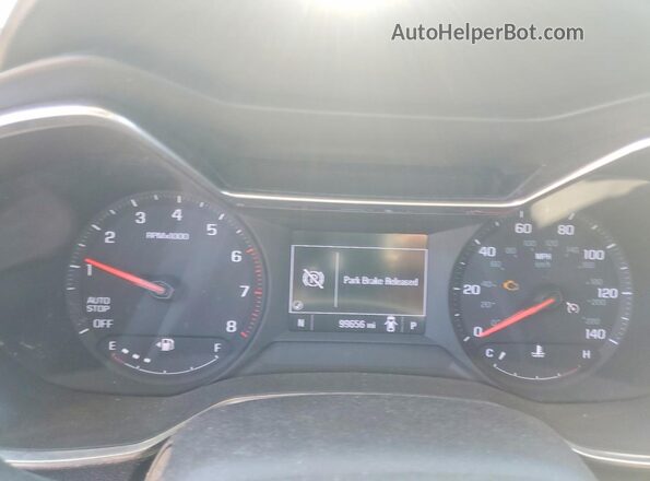 KL79MPSL8MB022024 2021 CHEVROLET TRAILBLAZER Белый Вид щитка приборов