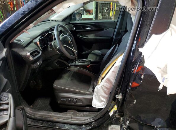 KL79MPSL9NB082086 2022 CHEVROLET TRAILBLAZER Black Front interior view