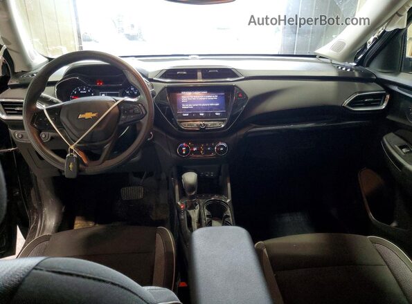 KL79MPSL9NB082086 2022 CHEVROLET TRAILBLAZER Black Dashboard view