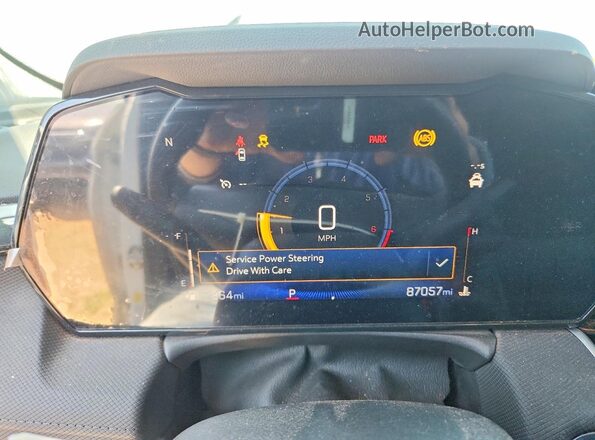 KL79MPSL9RB110524 2024 CHEVROLET TRAILBLAZER White Vista del cuadro de instrumentos
