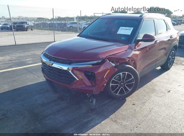 KL79MPSL9RB129977 2024 CHEVROLET TRAILBLAZER Red Front view