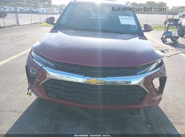 KL79MPSL9RB129977 2024 CHEVROLET TRAILBLAZER Red Instrument cluster view