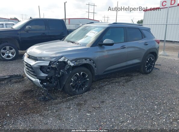 KL79MPSLXMB003541 2021 CHEVROLET TRAILBLAZER Gray Przód lewy