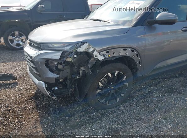 KL79MPSLXMB003541 2021 CHEVROLET TRAILBLAZER Gray Widok z przodu