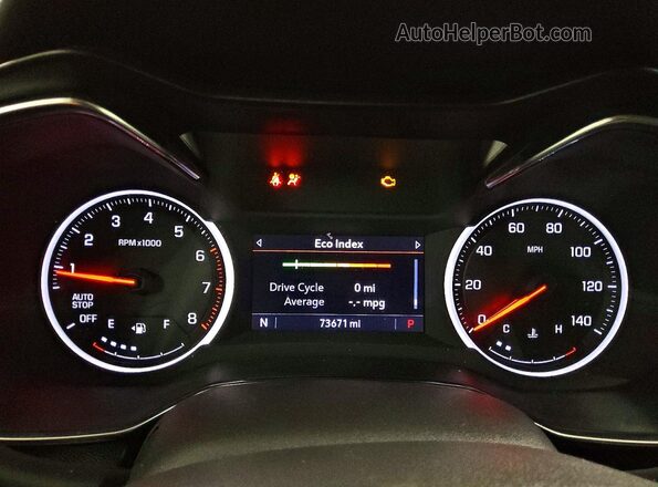 KL79MPSLXMB137370 2021 CHEVROLET TRAILBLAZER Black Vista del cuadro de instrumentos