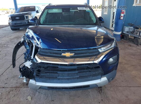KL79MPSLXNB053714 2022 CHEVROLET TRAILBLAZER Blue წინა ხედი