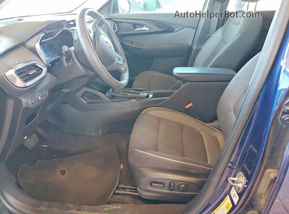 KL79MPSLXNB053714 2022 CHEVROLET TRAILBLAZER Blue წინა სალონის ხედი