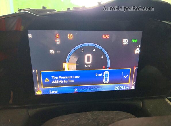 KL79MPSLXSB150231 2025 CHEVROLET TRAILBLAZER Black Vista del cuadro de instrumentos