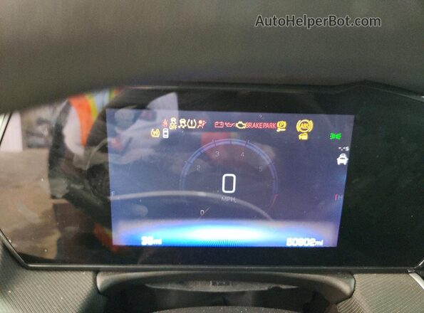 KL79MPSP6SB120789 2025 CHEVROLET TRAILBLAZER Gray Вид щитка приладів