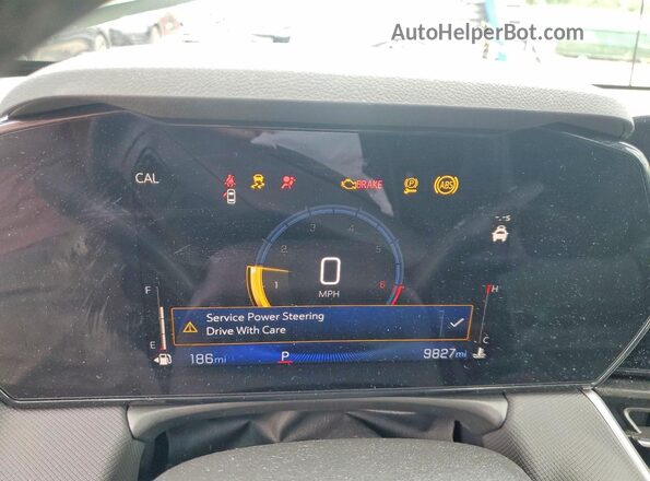 KL79MPSPXSB164312 2025 CHEVROLET TRAILBLAZER Green Instrument cluster view