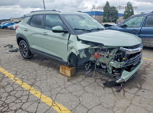 KL79MPSPXSB164312 2025 CHEVROLET TRAILBLAZER Green Front right