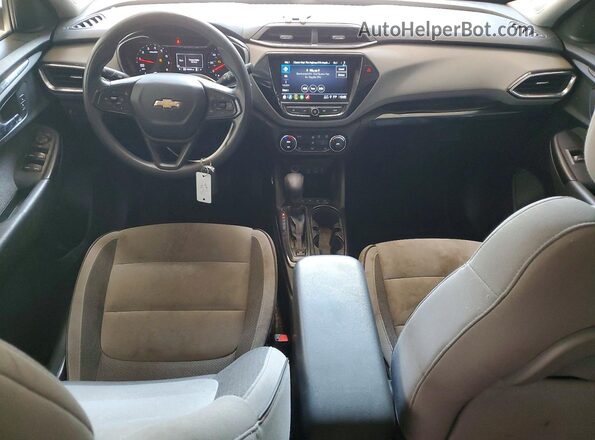 KL79MRSL0MB090989 2021 CHEVROLET TRAILBLAZER Black Widok deski rozdzielczej