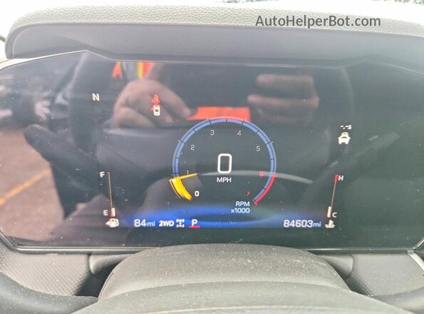 KL79MRSL1RB113395 2024 CHEVROLET TRAILBLAZER Black Instrument cluster view
