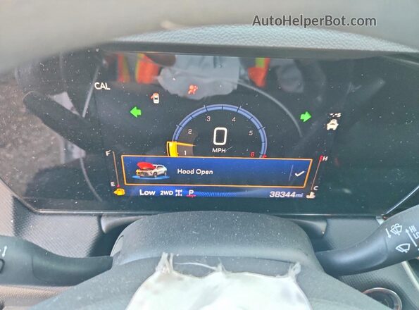 KL79MRSL1SB190032 2025 CHEVROLET TRAILBLAZER Белый Вид щитка приборов