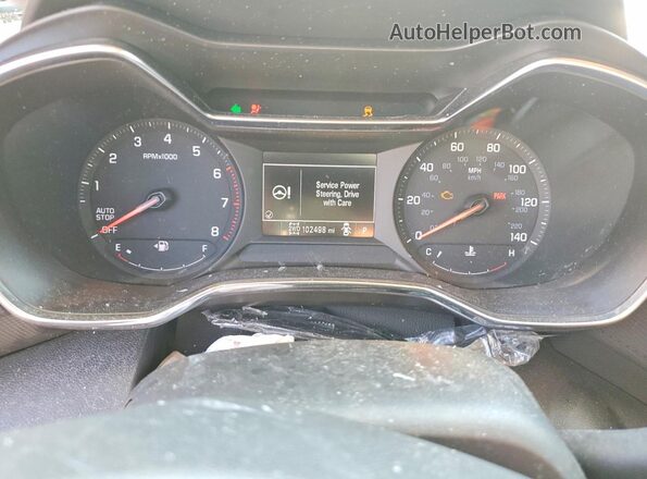 KL79MRSL2NB013848 2022 CHEVROLET TRAILBLAZER Black ხელსაწყოთა პანელის ხედი
