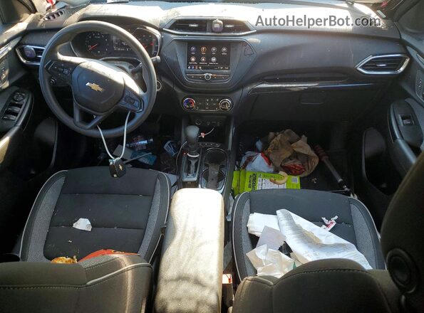 KL79MRSL2NB013848 2022 CHEVROLET TRAILBLAZER Black წინა პანელის ხედი