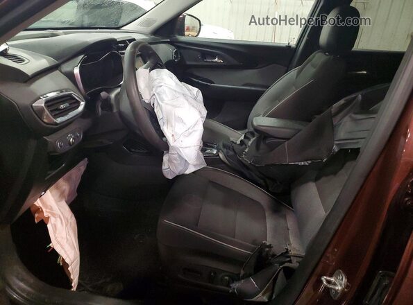 KL79MRSL2NB028219 2022 CHEVROLET TRAILBLAZER Burgundy Vista interior delantera