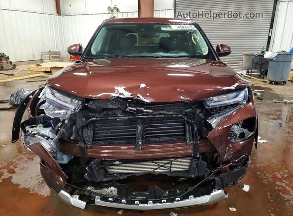KL79MRSL2NB028219 2022 CHEVROLET TRAILBLAZER Burgundy Vista frontal