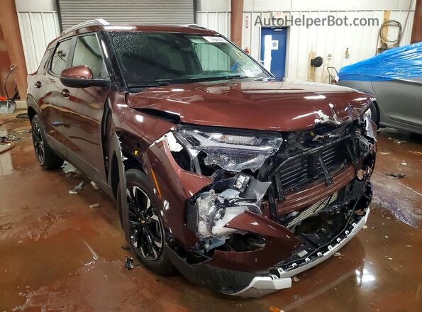 KL79MRSL2NB028219 2022 CHEVROLET TRAILBLAZER Burgundy Delantero derecho