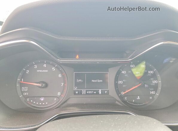 KL79MRSL2PB154177 2023 CHEVROLET TRAILBLAZER Серебряный Вид щитка приборов