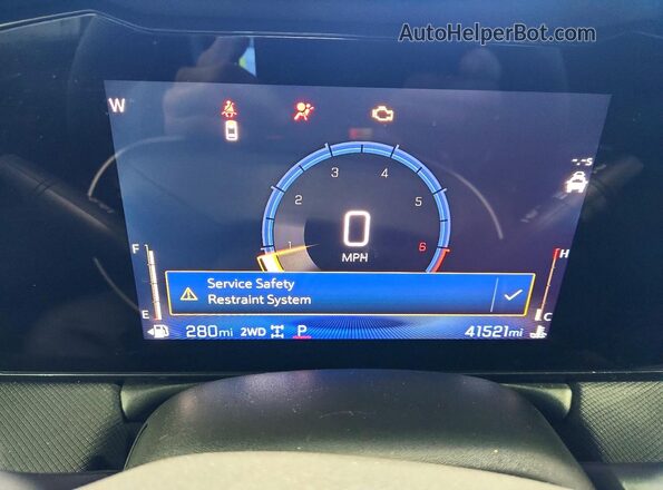 KL79MRSL2SB075472 2025 CHEVROLET TRAILBLAZER Черный Вид щитка приборов