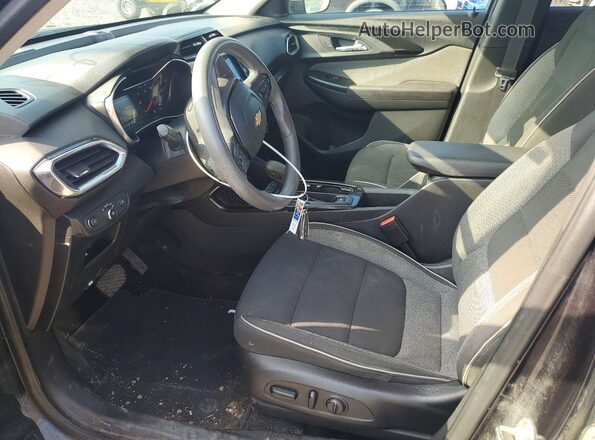 KL79MRSL4MB007189 2021 CHEVROLET TRAILBLAZER Black წინა სალონის ხედი