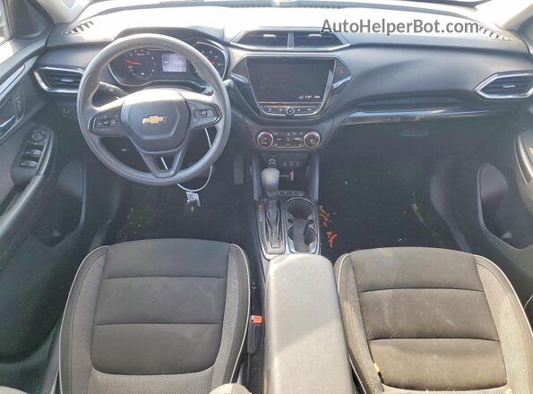 KL79MRSL4MB007189 2021 CHEVROLET TRAILBLAZER Black წინა პანელის ხედი