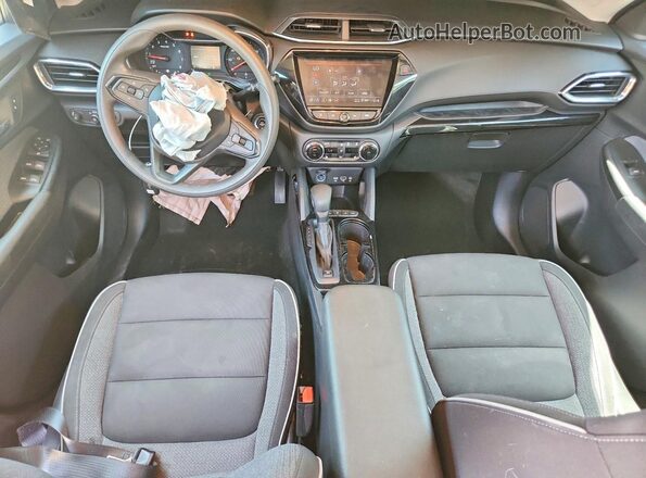 KL79MRSL4MB122293 2021 CHEVROLET TRAILBLAZER Blue Dashboard view