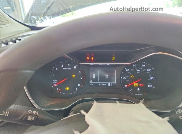 KL79MRSL4NB053090 2022 CHEVROLET TRAILBLAZER Черный Вид щитка приборов