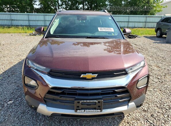 KL79MRSL4NB090429 2022 CHEVROLET TRAILBLAZER Brown Widok z przodu