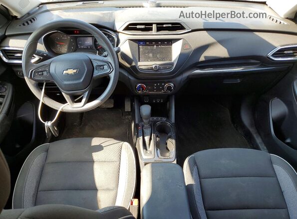 KL79MRSL4NB090429 2022 CHEVROLET TRAILBLAZER Brown Widok deski rozdzielczej