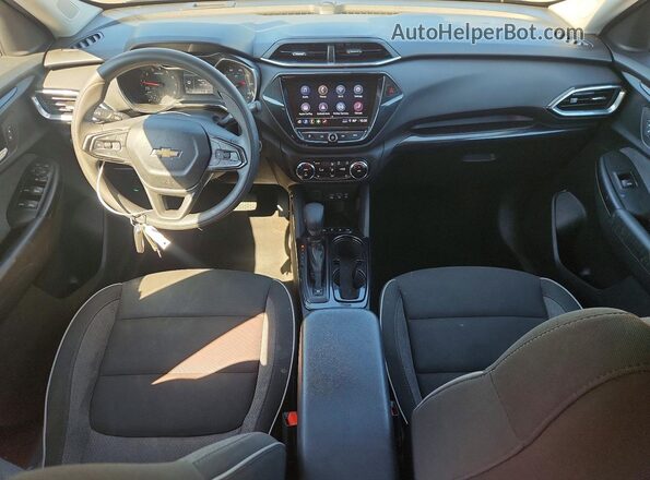 KL79MRSL4PB078624 2023 CHEVROLET TRAILBLAZER Black Widok deski rozdzielczej