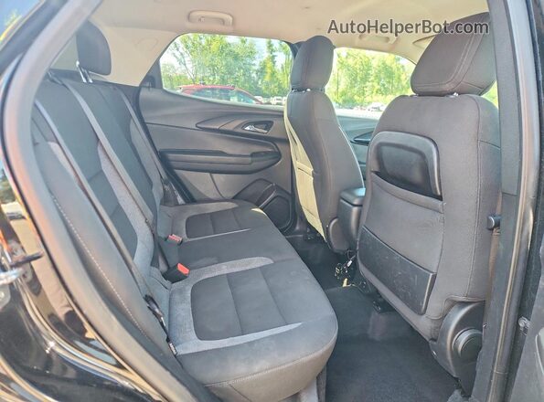 KL79MRSL4PB078624 2023 CHEVROLET TRAILBLAZER Black Widok wnętrza z tyłu