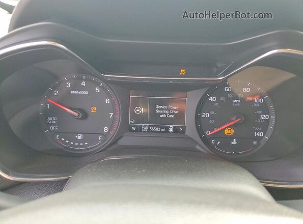 KL79MRSL5NB148046 2022 CHEVROLET TRAILBLAZER Белый Вид щитка приборов