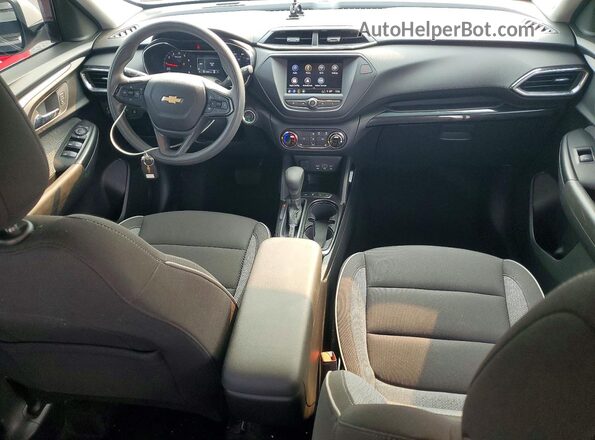 KL79MRSL5NB148046 2022 CHEVROLET TRAILBLAZER Белый Вид панели приборов