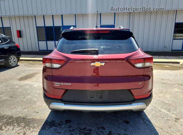 KL79MRSL6RB172426 2024 CHEVROLET TRAILBLAZER Burgundy Widok z tyłu