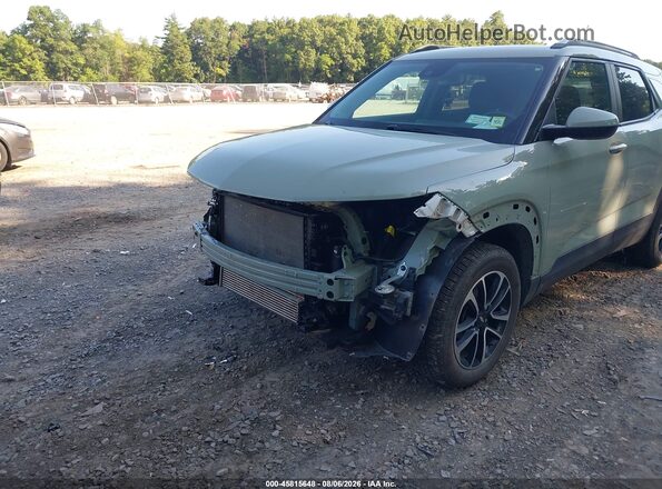 KL79MRSL6SB020281 2025 CHEVROLET TRAILBLAZER Green Widok z przodu