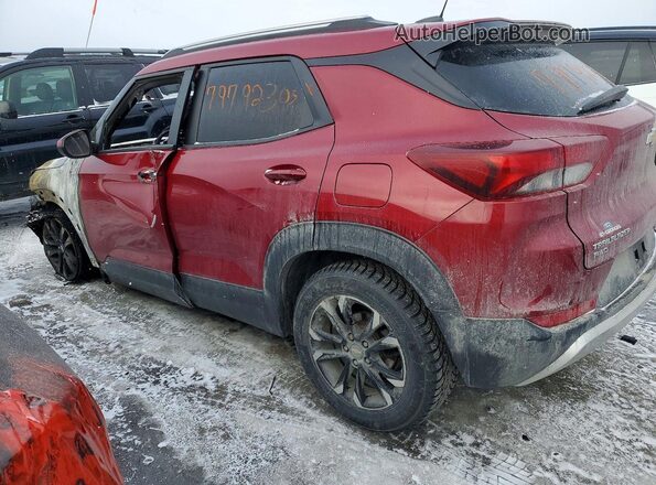 KL79MRSL7MB039442 2021 CHEVROLET TRAILBLAZER Бордовый Задняя левая четверть