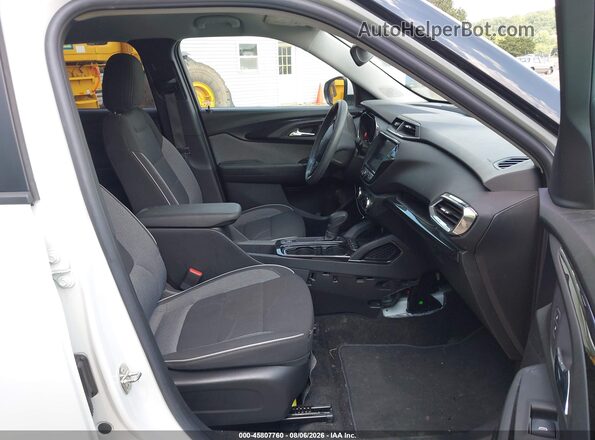KL79MRSL7NB147576 2022 CHEVROLET TRAILBLAZER White Widok wnętrza z przodu
