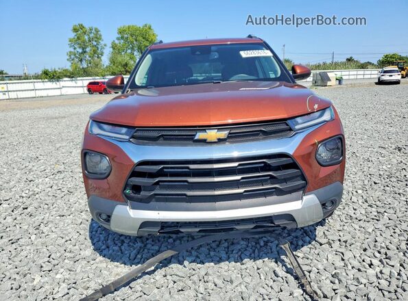 KL79MRSL8MB088407 2021 CHEVROLET TRAILBLAZER Orange Vista frontal