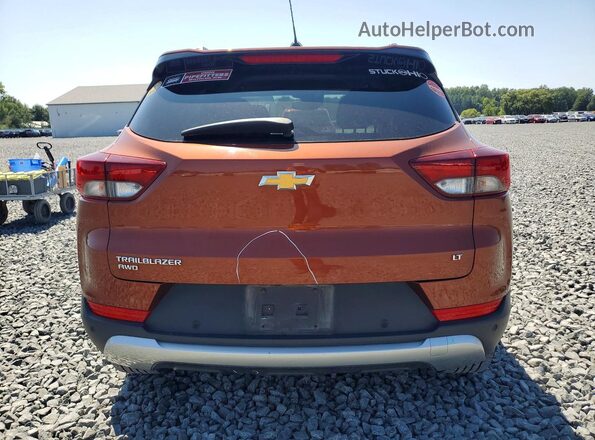 KL79MRSL8MB088407 2021 CHEVROLET TRAILBLAZER Orange Vista trasera