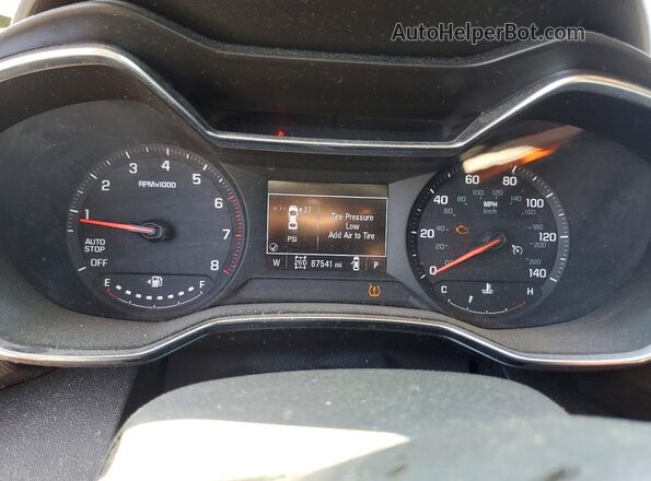KL79MRSL8MB088407 2021 CHEVROLET TRAILBLAZER Orange Vista del cuadro de instrumentos