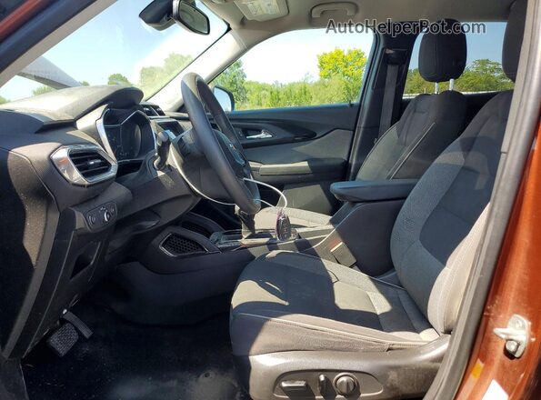 KL79MRSL8MB088407 2021 CHEVROLET TRAILBLAZER Orange Vista interior delantera